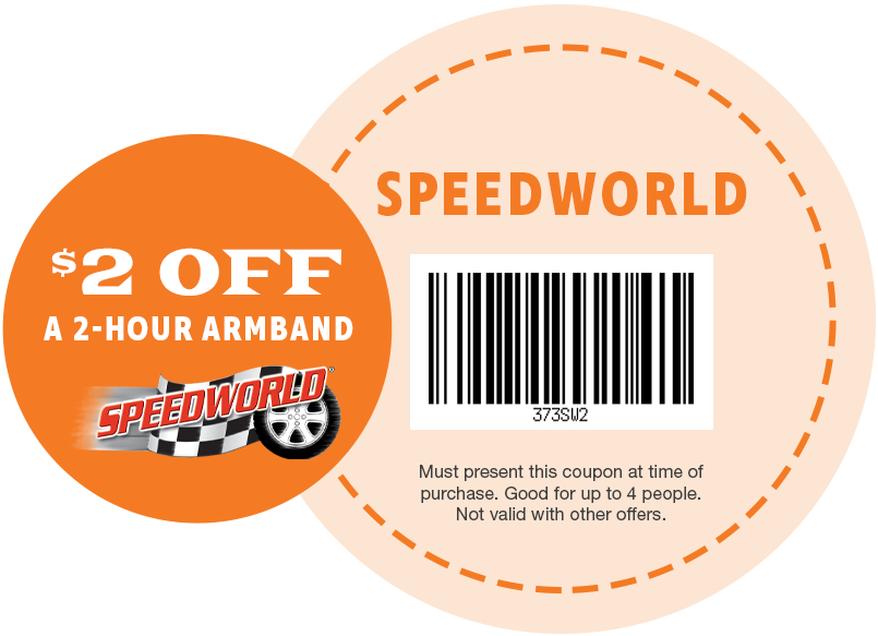 $2 OFF A 2-Hour Armband at Jolly Roger SpeedWorld